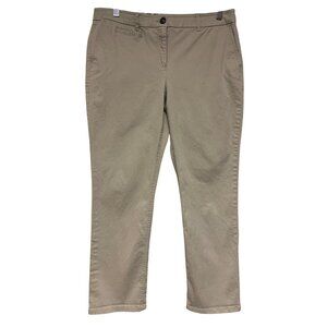 Boden Women's Tan Chino Pants Trousers Size 10 10R Workwear Mid Rise